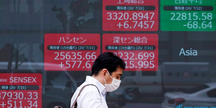 Chứng khoán châu Á trượt dốc khi chủng COVID-19 mới xuất hiện