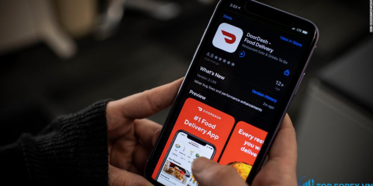 DoorDash tăng 85% khi ra mắt ở Phố Wall