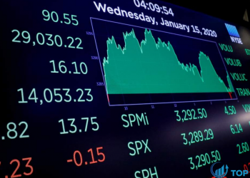 Chứng khoán châu Á hầu như tăng sau khi Fed dự báo GDP của Mỹ tăng