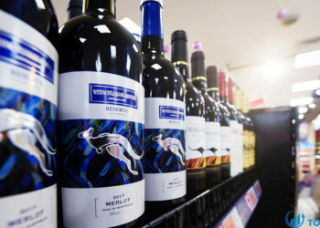 Trung Quốc áp thuế lên tới 218% đối với rượu vang Úc trong 5 năm