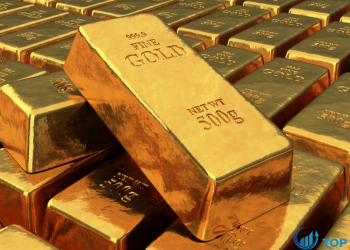 Giá vàng tăng 1% khi lợi tức thực giảm xuống mức thấp nhất trong 5 tháng