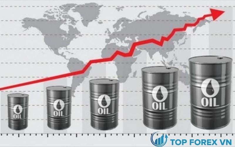 Giá dầu tăng gần 5% hôm thứ Hai