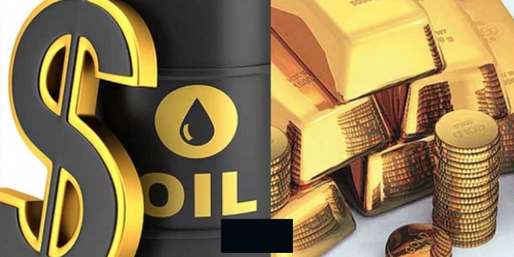 Giá vàng thiếu tăng theo sau, giá dầu tăng giảm dần