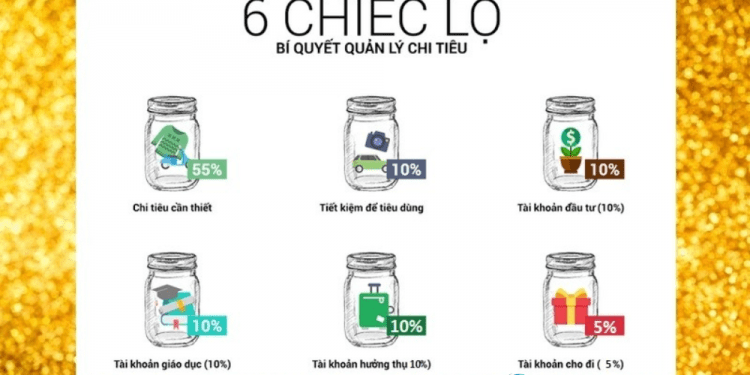 Cách sử dụng quy tắc 6 chiếc lọ tài chính hiệu quả