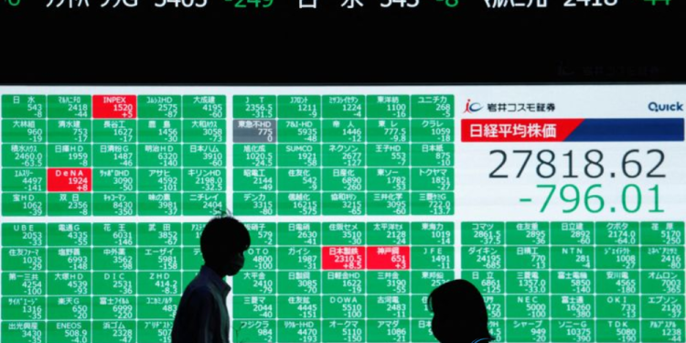 Cổ phiếu châu Á gia nhập Wall St bật lên, đồng yên tiếp tục tăng