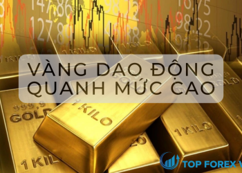 Vàng dao động quanh mức cao 8 tháng trước tuần dữ liệu nặng nề