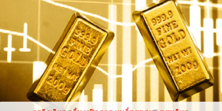 Vàng gần mức cao nhất trong 7 tháng khi biên bản cuộc họp của Fed