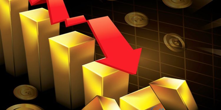 Giá vàng chốt ở mức thấp nhất trong 6 tuần khi biên bản cuộc họp của Fed hiện ra