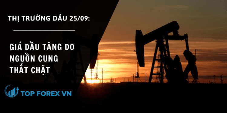 Giá dầu tăng do nguồn cung thắt chặt