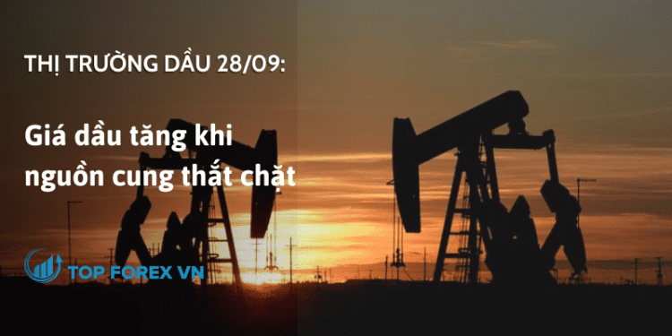 Giá dầu tăng khi nguồn cung thắt chặt