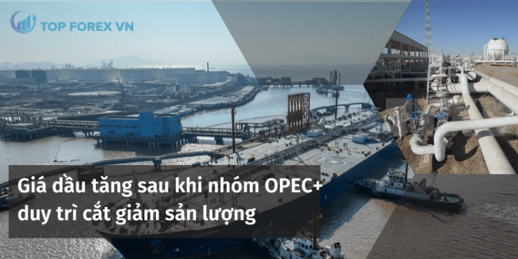 Giá dầu tăng sau khi nhóm OPEC+ duy trì cắt giảm sản lượng
