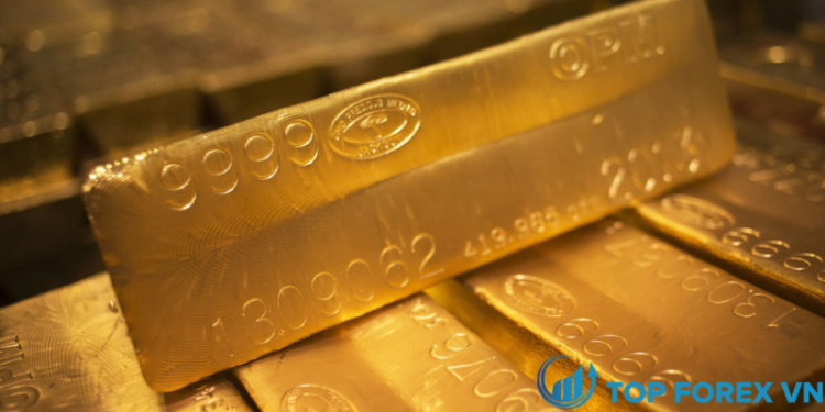 Giá vàng tiếp tục lao dốc do áp lực từ đồng USD