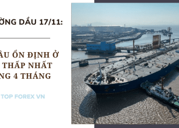 Giá dầu ổn định ở mức thấp nhất trong 4 tháng