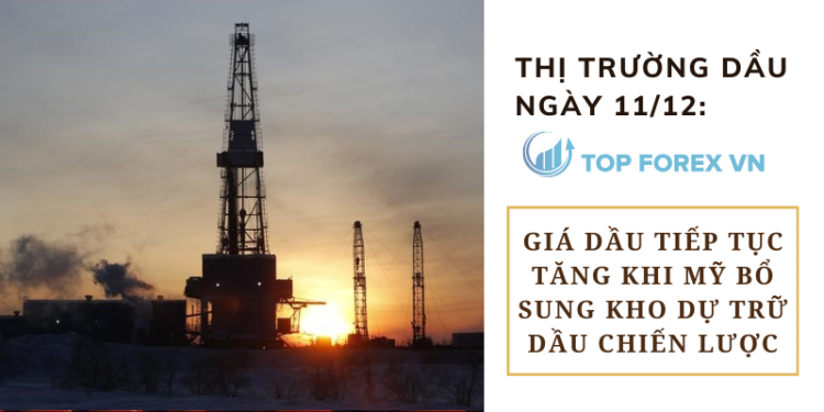 Giá dầu tiếp tục tăng khi Mỹ bổ sung kho dự trữ dầu chiến lược