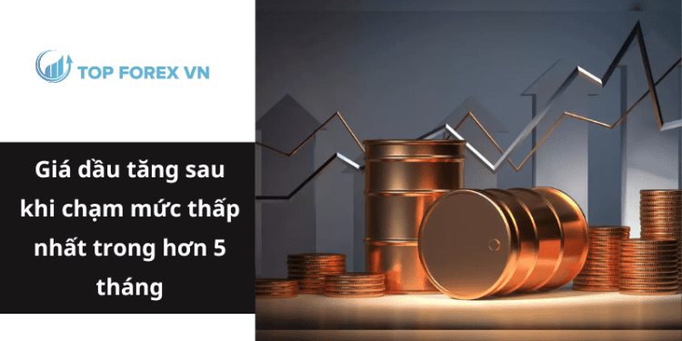 Giá dầu tăng sau khi chạm mức thấp nhất trong hơn 5 tháng