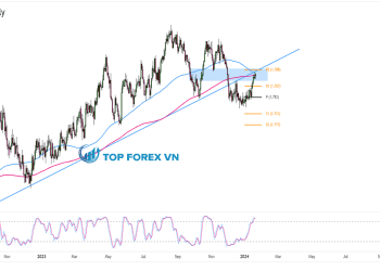 Biểu đồ Forex khung thời gian ngày của EUR/NZD