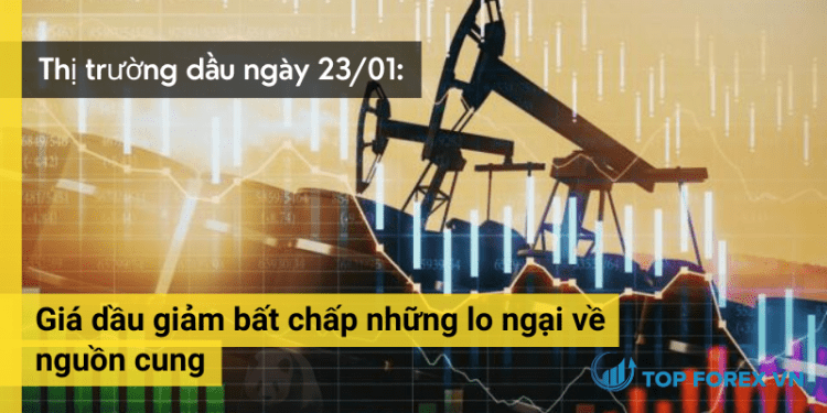 Giá dầu giảm bất chấp những lo ngại về nguồn cung