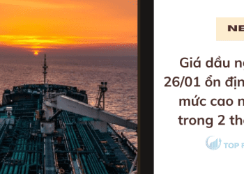 Giá dầu ổn định gần mức cao nhất trong 2 tháng