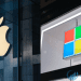 Giá trị thị trường chứng khoán của Microsoft được các nhà đầu tư đánh giá cao hơn Apple