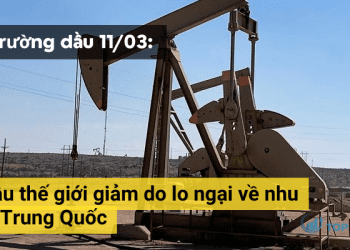 Giá dầu ngày 11/03 giảm do lo ngại về nhu cầu