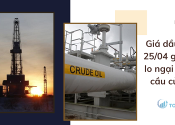Giá dầu ngày 25/04 giảm do lo ngại về nhu cầu của Mỹ
