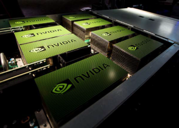 Giá trị thị trường của Nvidia tăng bám sát Apple 