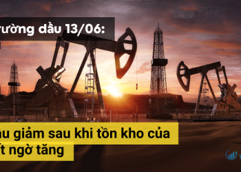 Giá dầu ngày 13/06 giảm sau khi tồn kho của Mỹ bất ngờ tăng