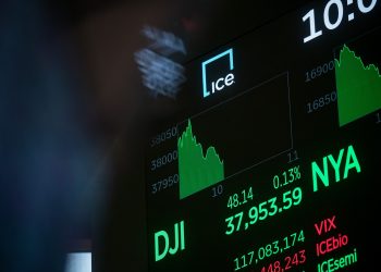 Chứng khoán Mỹ tăng cao sau biên bản họp của Fed