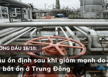 Giá dầu ngày 16/10 ổn định sau khi giảm mạnh