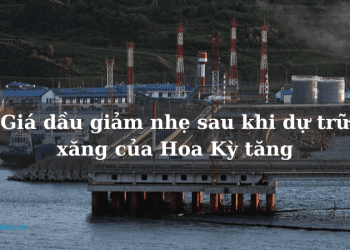 Giá dầu giảm nhẹ sau khi dự trữ xăng của Hoa Kỳ tăng