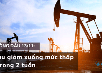 Giá dầu ngày 13/11 giảm xuống mức thấp nhất trong 2 tuần