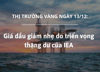 Giá dầu ngày 13/12 giảm nhẹ do triển vọng thặng dư của IEA