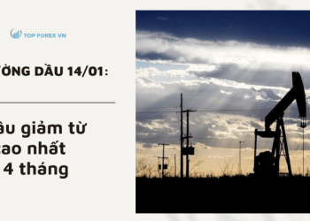 Giá dầu ngày 14/01 giảm từ mức cao nhất trong 4 tháng