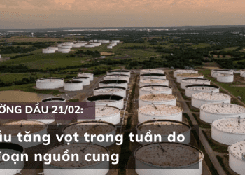 Giá dầu 21/02 tăng vọt trong tuần do gián đoạn nguồn cung