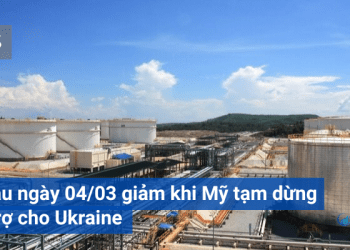 Giá dầu ngày 04/03 giảm khi Mỹ tạm dừng viện trợ cho Ukraine