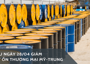 Giá dầu ngày 28/04 giảm do bất ổn thương mại Mỹ-Trung
