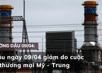 Giá dầu ngày 09/04 giảm do cuộc chiến thương mại Mỹ-Trung