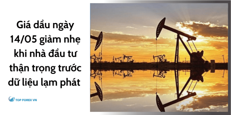 Giá dầu ngày 14/05 giảm trước dữ liệu lạm phát