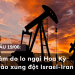 Giá dầu giảm do lo ngại Hoa Kỳ can thiệp vào xung đột Israel-Iran