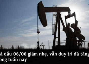 Giá dầu 06/06 giảm nhẹ, vẫn duy trì đà tăng trong tuần này
