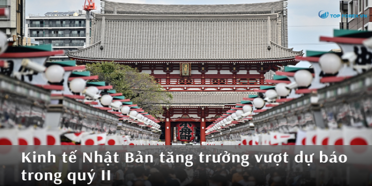 Kinh tế Nhật Bản tăng trưởng vượt dự báo trong quý II