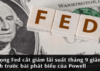 Kỳ vọng Fed cắt giảm lãi suất tháng 9 giảm mạnh trước bài phát biểu của Powell