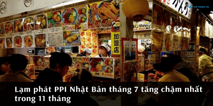Lạm phát PPI Nhật Bản tháng 7 tăng chậm nhất trong 11 tháng
