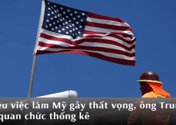 Số liệu việc làm Mỹ gây thất vọng, ông Trump sa thải quan chức thống kê