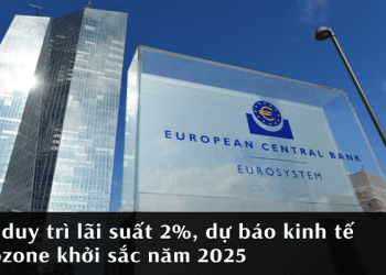 ECB duy trì lãi suất 2%, dự báo kinh tế Eurozone khởi sắc năm 2025