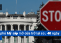 Chính phủ Mỹ sắp mở cửa lại sau 40 ngày tê liệt!