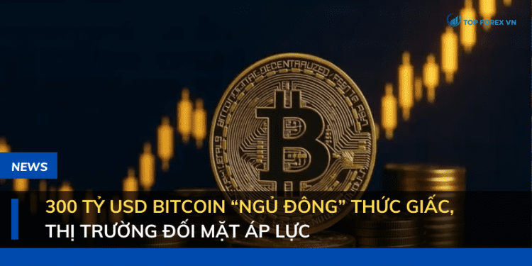 300 tỷ USD Bitcoin “ngủ đông” thức giấc, thị trường đối mặt áp lực lớn