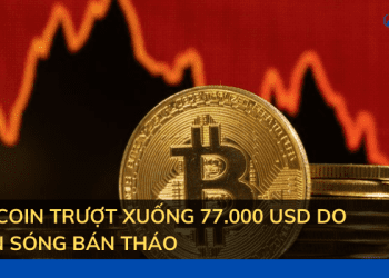 Bitcoin trượt xuống 77.000 USD do làn sóng bán tháo