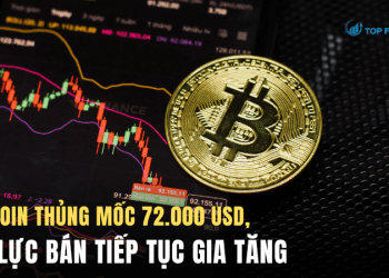 Bitcoin thủng mốc 72.000 USD, áp lực bán tiếp tục gia tăng
