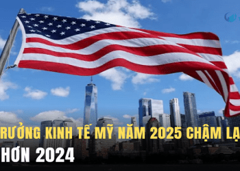 Tăng trưởng kinh tế Mỹ năm 2025 chậm lại, thấp hơn 2024